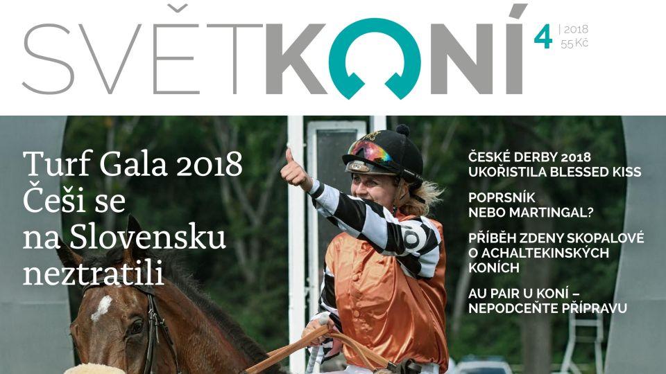Časopis Svět koní 4-2018 je v prodeji