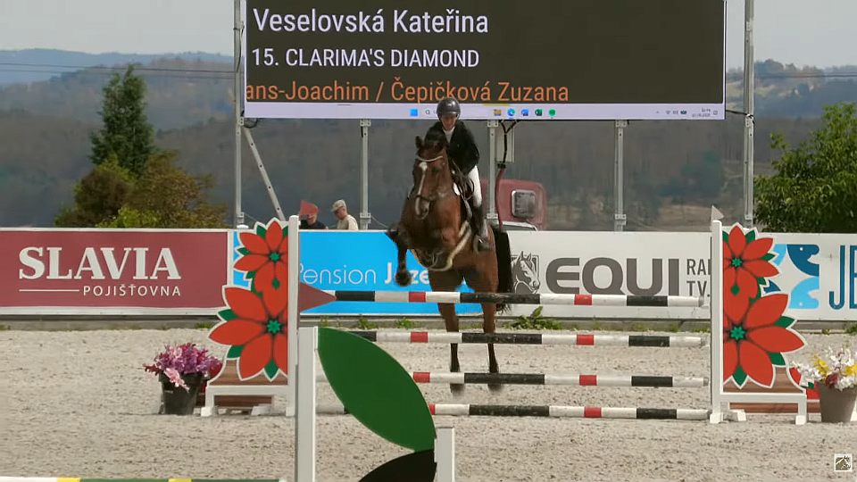 Skokové KMK čeká už jen finále. Ve Zduchovicích kralovala Clarima´s Diamond